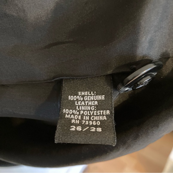 Vintage 90s Avenue Blazer Style Leather Jacket - Picture 8 of 13